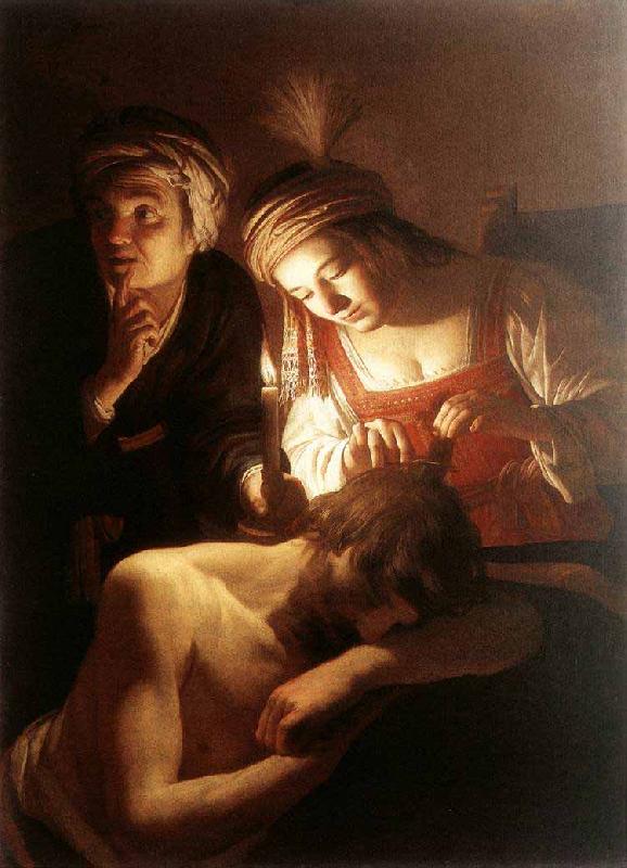 Gerard van Honthorst Samson and Delilah France oil painting art